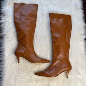 Souliers Martinez Brown Elena 60 mm Knee High Boots